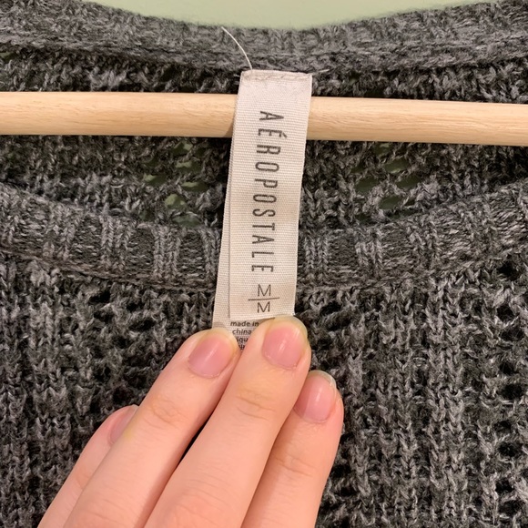 AÉROPOSTALE grey long sleeve - Picture 5 of 5